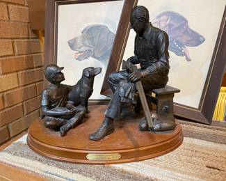 Bronze Clad Statue "Grandpa's Double" by artist Cody Houston