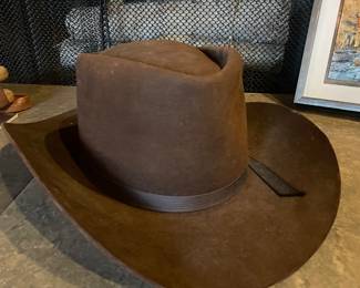 Stetson Brown Suede Cowboy Hat