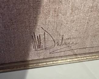 Framed Ballerina Dancer Print by Mary Dulon