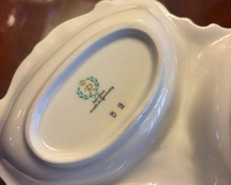 Reichenbach Dresden Floral China Divided Serving Dish