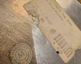 Mariposa Pewter Pop Bead Pitcher