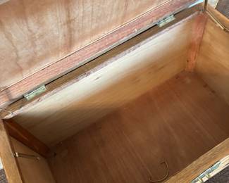 Bamboo Rattan Storage Trunk