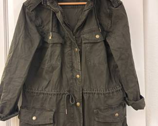 Aritzia Talula Dark Green Trooper Jacket – Size Medium