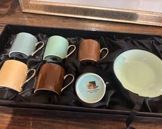 7-Piece Classic Coffee & Tea Espresso Cup & Saucer Set