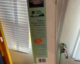 Parleys Island rope hammock. 