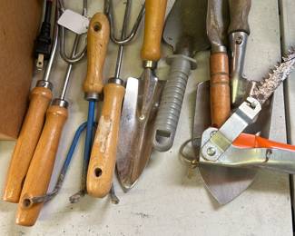 Lots of tools and hardware. 