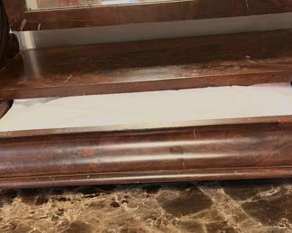 Antique Wooden Vanity Mirror - Asking $199