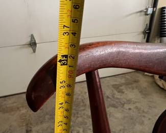 Vintage Mid-Century Modern Wooden Chair with Woven Seat - Asking $199