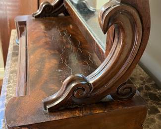 Antique Wooden Vanity Mirror - Asking $199