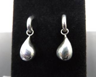 .925 Sterling Silver SILPADA Artisan Dangle Post Earrings
