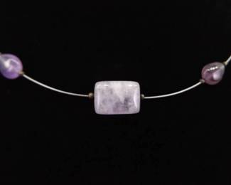 .925 Sterling Silver SILPADA Amethyst Necklace
