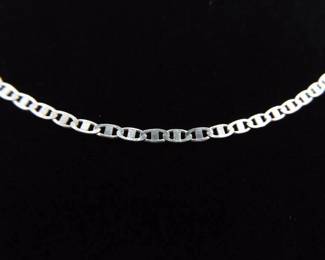 .925 Sterling Silver Mariner Link Necklace
