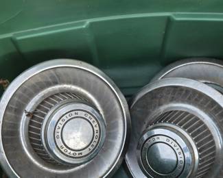 Chevy rally wheel centers