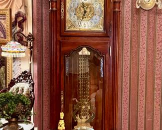 Slight grandfather clock