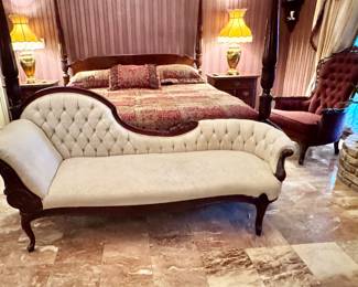 Victorian style chaise lounge