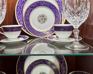 Pegasus china, Waterford Marquis stemware