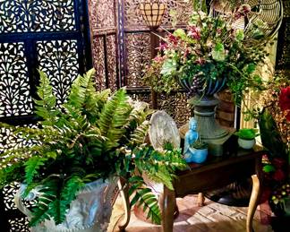 Tiffany style stained glass floor lamp