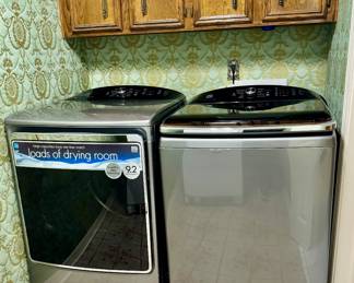 Large capacity washer and dryer