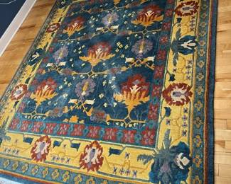 1 Tufenkian Tibetan 8 X 10 Orange Wool Carpetmin