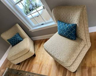 1 Baker DownFilled Upholstered Accent Chairsmin