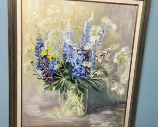 1 A. Fechner Original Still Life Oil Germany 1880min