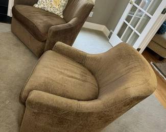 1 Baker DownFilled Slope Arm Accent Chairsmin