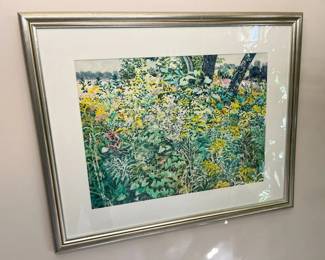 1 Robert Lee Skaggs Early Fall 24 X 30 Original Watercolor 1983min