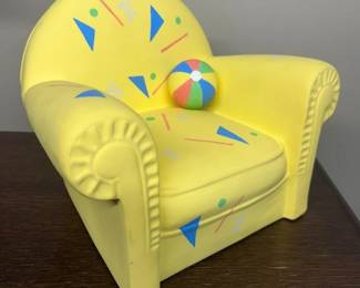 1 Ceramic Armchair Sculpture 1985min