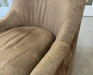 1 Baker DownFilled Slope Arm Accent Chair Detailmin