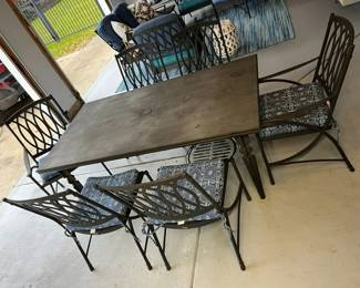 1 Outdoor Lifestyle Metal Outdoor Dining Setmin