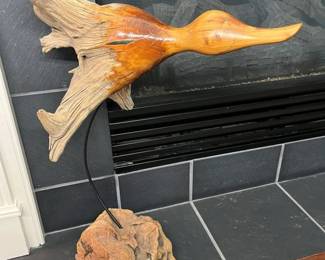 1 Dave Hughes Duck Driftwood Sculpturemin