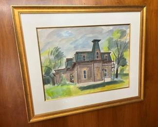 1 Virginia Cuthbert Faded Beauty Original 17 X 23 Watercolormin