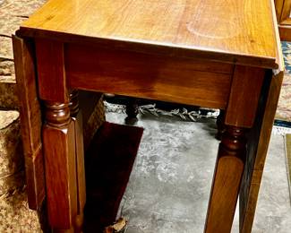 Antique Pine Drop Leaf Table 