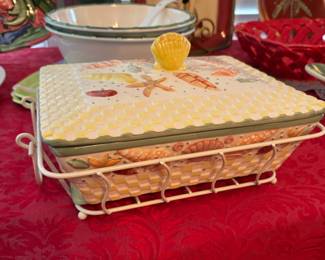 Temp-tations bakeware, ceramic, beach theme