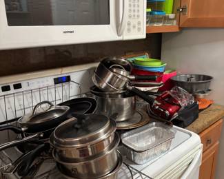 Tons of pots and pans