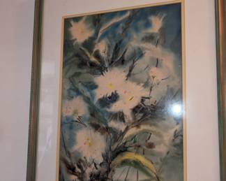 watercolor impressionist painting - local artist