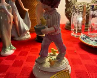 Goebel figurine boy with chicks
