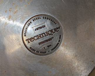 Technique pan stainless steel