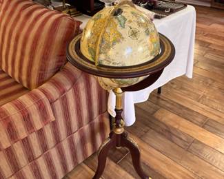 standing globe