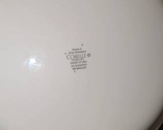 white Corelle large bowls