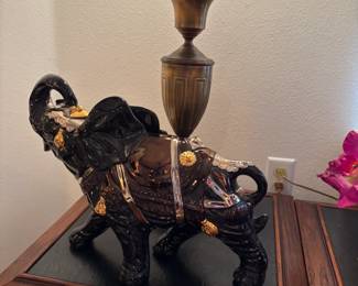 gorgeous ceramic glazed elephant 