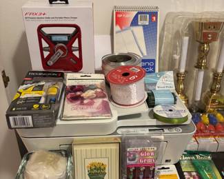 Printer, office supplies, and more