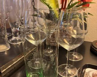 Really cool MCM green glasses VERY FRAGILE