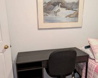 Modern office desk and chair
