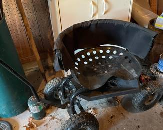 Industrial riding yard cart