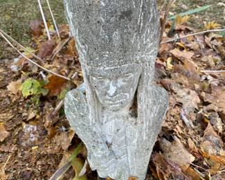 Cement Indian statue