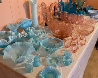 Lots of amazing vintage glassware