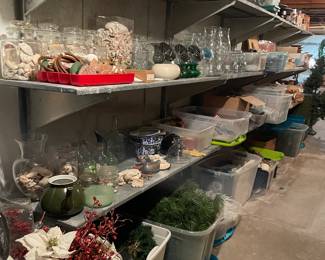 LOTS of floral decorating items