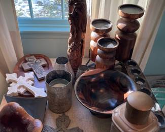 Nice wood and metal items