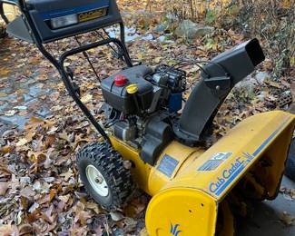 Cub cadet snowblower 724E electric start